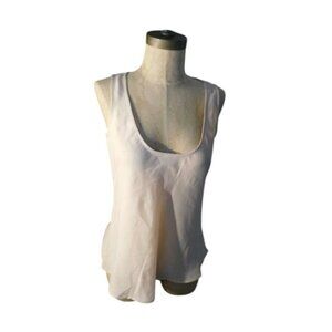 Sundance Size S Small Beige Scoop neck blouse NWT $59